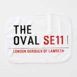 THE OVAL  Burp Cloth