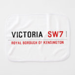 Victoria   Burp Cloth