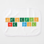 Penguins
 Are Cool  Burp Cloth