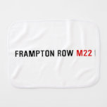 FRAMPTON ROW  Burp Cloth