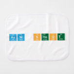 auw shoot  Burp Cloth
