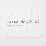 Kayla malik  Burp Cloth