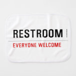 Restroom  Burp Cloth