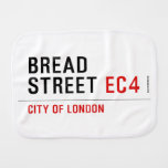 Bread Street  Burp Cloth