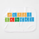 happy
 birthday
   Burp Cloth