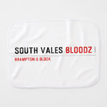 South Vales  Burp Cloth