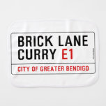 Brick Lane Curry  Burp Cloth