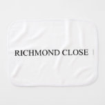 Richmond close  Burp Cloth
