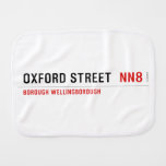 Oxford street   Burp Cloth