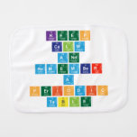KEEP CALM AND REMEMBER A PERIODIC TABLE  Burp Cloth