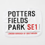 potters fields park  Burp Cloth