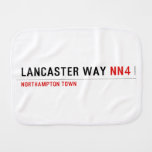 Lancaster Way  Burp Cloth