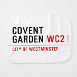COVENT  GARDEN  Burp Cloth