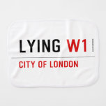 Lying  Burp Cloth