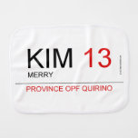 KIM  Burp Cloth