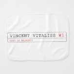 vincent vitaliss  Burp Cloth