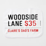 Woodside Lane  Burp Cloth
