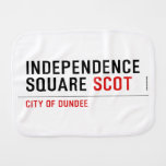 Independence Square  Burp Cloth