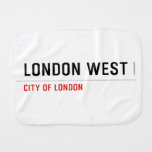 LONDON WEST   Burp Cloth