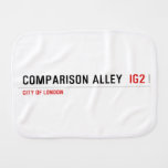 Comparison alley   Burp Cloth