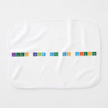 Keep calm and do science   Burp Cloth