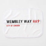 Wembley Way  Burp Cloth