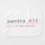 sandra  Burp Cloth