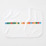 department of chemistry  Burp Cloth