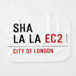 sha la la  Burp Cloth