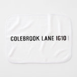 COLEBROOK LANE  Burp Cloth