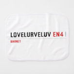 Lovelurveluv  Burp Cloth