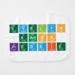 Evelyn
 Eamon
 Freddie  Burp Cloth