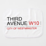 third avenue  Burp Cloth