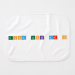 good luck mr h  Burp Cloth