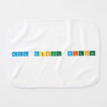 Mad about science  Burp Cloth