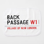 Back Passage  Burp Cloth