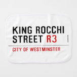 king Rocchi Street  Burp Cloth