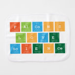 Falcons
 love
 Science  Burp Cloth