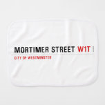 Mortimer Street  Burp Cloth