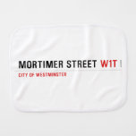 Mortimer Street  Burp Cloth