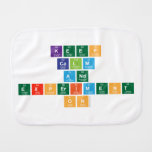 Keep
 calm
 and 
 experiment
 on  Burp Cloth