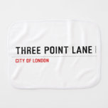 THREE POINT LANE  Burp Cloth