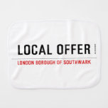 Local offer  Burp Cloth