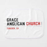 Grace ANglican  Burp Cloth