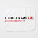 Floodplain lane  Burp Cloth