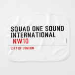 SQUAD ONE SOUND INTERNATIONAL   Burp Cloth