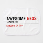 awesome  Burp Cloth