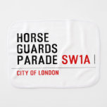 horse guards parade  Burp Cloth