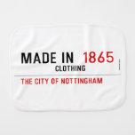 Made In   Burp Cloth