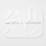 Química y Sociedad  Burp Cloth